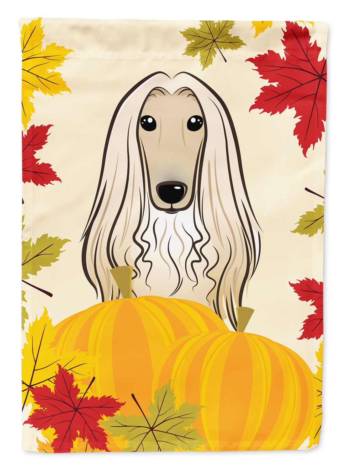 Afghan Hound Thanksgiving Garden Flag Mailbox Decorative Yard Banner Outside Patio Artwork for Flower Beds, Garden Size, Multicolor