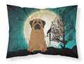 Halloween Scary Mastiff Brindle Standard Pillowcase Lightweight Super Soft Easy Care Decorative Artwork Pillowcase, Standard