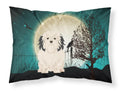 Halloween Scary Lowchen Standard Pillowcase Lightweight Super Soft Easy Care Decorative Artwork Pillowcase, Standard