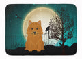 Halloween Scary Norwich Terrier Memory Foam Kitchen Mat Machine Washable Anti-Fatigue Cushion Comfort Bath or Kitchen Rug