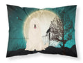 Halloween Scary South Russian Sheepdog Standard Pillowcase Lightweight Super Soft Easy Care Decorative Artwork Pillowcase, Standard