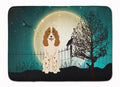 Halloween Scary Russian Spaniel Memory Foam Kitchen Mat Machine Washable Anti-Fatigue Cushion Comfort Bath or Kitchen Rug