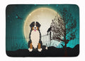 Halloween Scary Bernese Mountain Dog Memory Foam Kitchen Mat Machine Washable Anti-Fatigue Cushion Comfort Bath or Kitchen Rug
