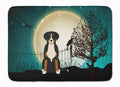 Halloween Scary Greater Swiss Mountain Dog Memory Foam Kitchen Mat Machine Washable Anti-Fatigue Cushion Comfort Bath or Kitchen Rug