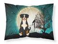 Halloween Scary Entlebucher Standard Pillowcase Lightweight Super Soft Easy Care Decorative Artwork Pillowcase, Standard
