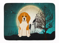 Halloween Scary Beagle Tricolor Memory Foam Kitchen Mat Machine Washable Anti-Fatigue Cushion Comfort Bath or Kitchen Rug