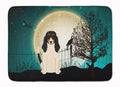 Halloween Scary Swiss Hound Memory Foam Kitchen Mat Machine Washable Anti-Fatigue Cushion Comfort Bath or Kitchen Rug