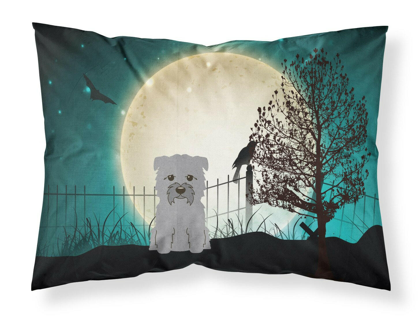 Halloween Scary Glen of Imal Grey Standard Pillowcase Lightweight Super Soft Easy Care Decorative Artwork Pillowcase, Standard