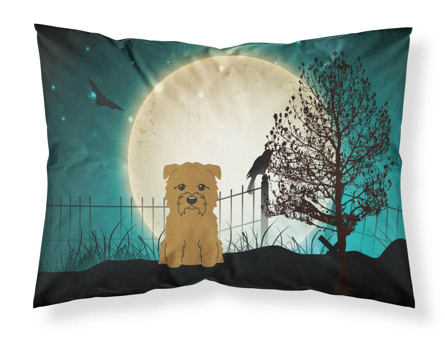 Halloween Scary Glen of Imal Tan Standard Pillowcase Lightweight Super Soft Easy Care Decorative Artwork Pillowcase, Standard