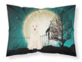 Halloween Scary Soft Coated Wheaten Terrier Standard Pillowcase Lightweight Super Soft Easy Care Decorative Artwork Pillowcase, Standard