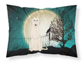 Halloween Scary Irish Wolfhound Standard Pillowcase Lightweight Super Soft Easy Care Decorative Artwork Pillowcase, Standard