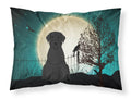 Halloween Scary Giant Schnauzer Standard Pillowcase Lightweight Super Soft Easy Care Decorative Artwork Pillowcase, Standard
