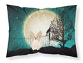 Halloween Scary Papillon Sable White Standard Pillowcase Lightweight Super Soft Easy Care Decorative Artwork Pillowcase, Standard