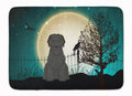 Halloween Scary Briard Black Memory Foam Kitchen Mat Machine Washable Anti-Fatigue Cushion Comfort Bath or Kitchen Rug