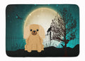 Halloween Scary Pekingese Fawn Sable Memory Foam Kitchen Mat Machine Washable Anti-Fatigue Cushion Comfort Bath or Kitchen Rug