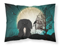 Halloween Scary Pekingese Black Standard Pillowcase Lightweight Super Soft Easy Care Decorative Artwork Pillowcase, Standard