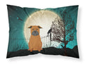 Halloween Scary Chinese Chongqing Dog Standard Pillowcase Lightweight Super Soft Easy Care Decorative Artwork Pillowcase, Standard