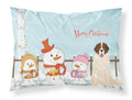Merry Christmas Carolers Moscow Watchdog Standard Pillowcase Lightweight Super Soft Easy Care Decorative Artwork Pillowcase, Standard