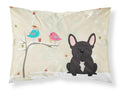 Christmas Presents between Friends French Bulldog - Brindle Standard Pillowcase Lightweight Super Soft Easy Care Decorative Artwork Pillowcase, Standard