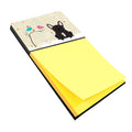 Christmas Presents between Friends French Bulldog - Brindle Watercolor Sticky Note Holder Refillable Dispenser Desk Accessory 3x3 Pad Gift