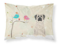 Christmas Presents between Friends Mastiff - Brindle and White Standard Pillowcase Lightweight Super Soft Easy Care Decorative Artwork Pillowcase, Standard