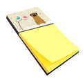 Christmas Presents between Friends Mastiff Watercolor Sticky Note Holder Refillable Dispenser Desk Accessory 3x3 Pad Gift