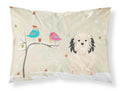 Christmas Presents between Friends Lowchen Standard Pillowcase Lightweight Super Soft Easy Care Decorative Artwork Pillowcase, Standard