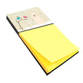 Christmas Presents between Friends South Russian Sheepdog Watercolor Sticky Note Holder Refillable Dispenser Desk Accessory 3x3 Pad Gift