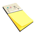 Christmas Presents between Friends West Siberian Laika Spitz Watercolor Sticky Note Holder Refillable Dispenser Desk Accessory 3x3 Pad Gift