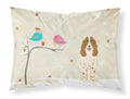 Christmas Presents between Friends Russian Spaniel Standard Pillowcase Lightweight Super Soft Easy Care Decorative Artwork Pillowcase, Standard