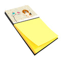 Christmas Presents between Friends Beagle Watercolor Sticky Note Holder Refillable Dispenser Desk Accessory 3x3 Pad Gift