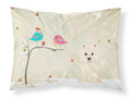 Christmas Presents between Friends West Highland White Terrier Standard Pillowcase Lightweight Super Soft Easy Care Decorative Artwork Pillowcase, Standard