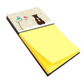 Christmas Presents between Friends Bull Terrier - Chocolate Watercolor Sticky Note Holder Refillable Dispenser Desk Accessory 3x3 Pad Gift