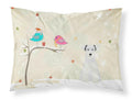 Christmas Presents between Friends Schnauzer - White Standard Pillowcase Lightweight Super Soft Easy Care Decorative Artwork Pillowcase, Standard