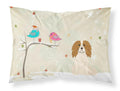 Christmas Presents between Friends Cavalier King Charles Spaniel Standard Pillowcase Lightweight Super Soft Easy Care Decorative Artwork Pillowcase, Standard