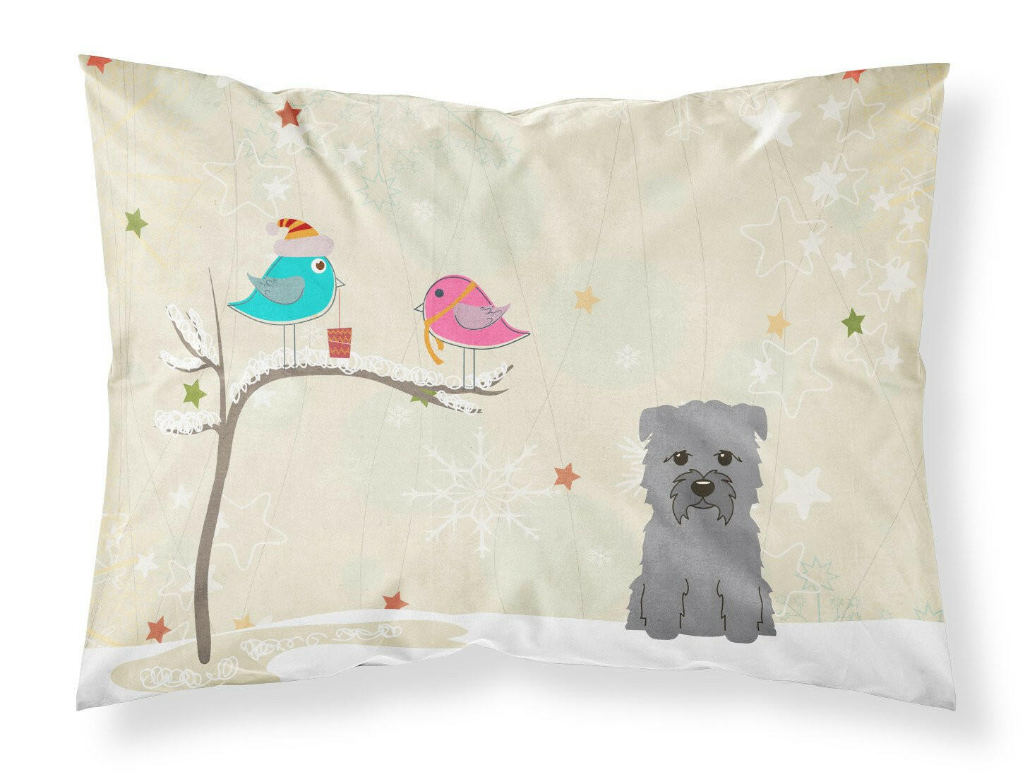 Christmas Presents between Friends Glen of Imal - Grey Standard Pillowcase Lightweight Super Soft Easy Care Decorative Artwork Pillowcase, Standard