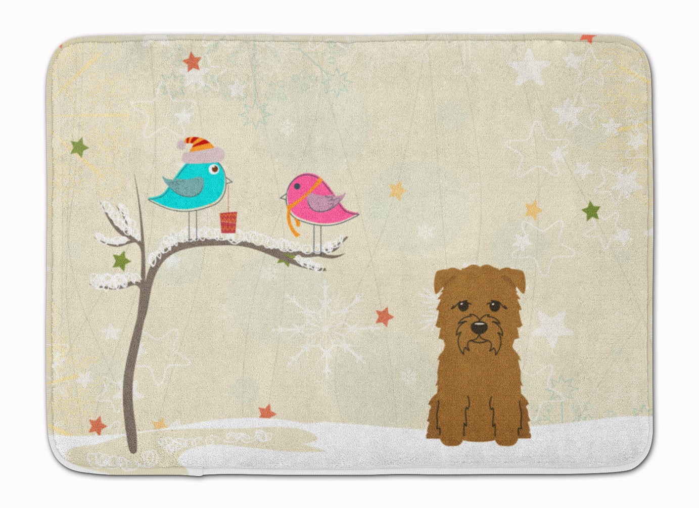 Christmas Presents between Friends Glen of Imal - Tan Memory Foam Kitchen Mat Machine Washable Anti-Fatigue Cushion Comfort Bath or Kitchen Rug