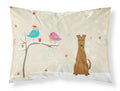 Christmas Presents between Friends Irish Terrier Standard Pillowcase Lightweight Super Soft Easy Care Decorative Artwork Pillowcase, Standard