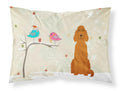 Christmas Presents between Friends Irish Setter Standard Pillowcase Lightweight Super Soft Easy Care Decorative Artwork Pillowcase, Standard