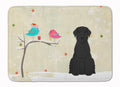 Christmas Presents between Friends Schnauzer - Giant Memory Foam Kitchen Mat Machine Washable Anti-Fatigue Cushion Comfort Bath or Kitchen Rug