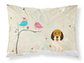 Christmas Presents between Friends Petit Basset Griffon Vendeen Standard Pillowcase Lightweight Super Soft Easy Care Decorative Artwork Pillowcase, Standard
