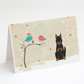 Christmas Presents between Friends Beauce Shepherd Dog Greeting Cards Pack of 8 Blank Cards with Envelopes Whimsical A7 Size 5x7