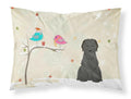 Christmas Presents between Friends Briard - Black Standard Pillowcase Lightweight Super Soft Easy Care Decorative Artwork Pillowcase, Standard