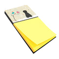 Christmas Presents between Friends Briard - Black Watercolor Sticky Note Holder Refillable Dispenser Desk Accessory 3x3 Pad Gift