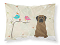 Christmas Presents between Friends Bullmastiff Standard Pillowcase Lightweight Super Soft Easy Care Decorative Artwork Pillowcase, Standard