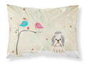 Christmas Presents between Friends Shih Tzu - Silver and White Standard Pillowcase Lightweight Super Soft Easy Care Decorative Artwork Pillowcase, Standard