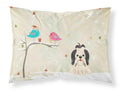 Christmas Presents between Friends Shih Tzu - Black and White Standard Pillowcase Lightweight Super Soft Easy Care Decorative Artwork Pillowcase, Standard
