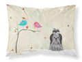 Christmas Presents between Friends Shih Tzu - Black and Silver Standard Pillowcase Lightweight Super Soft Easy Care Decorative Artwork Pillowcase, Standard