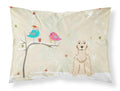 Christmas Presents between Friends Cocker Spaniel - Buff Standard Pillowcase Lightweight Super Soft Easy Care Decorative Artwork Pillowcase, Standard