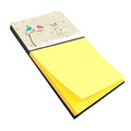 Christmas Presents between Friends Dalmatian Watercolor Sticky Note Holder Refillable Dispenser Desk Accessory 3x3 Pad Gift